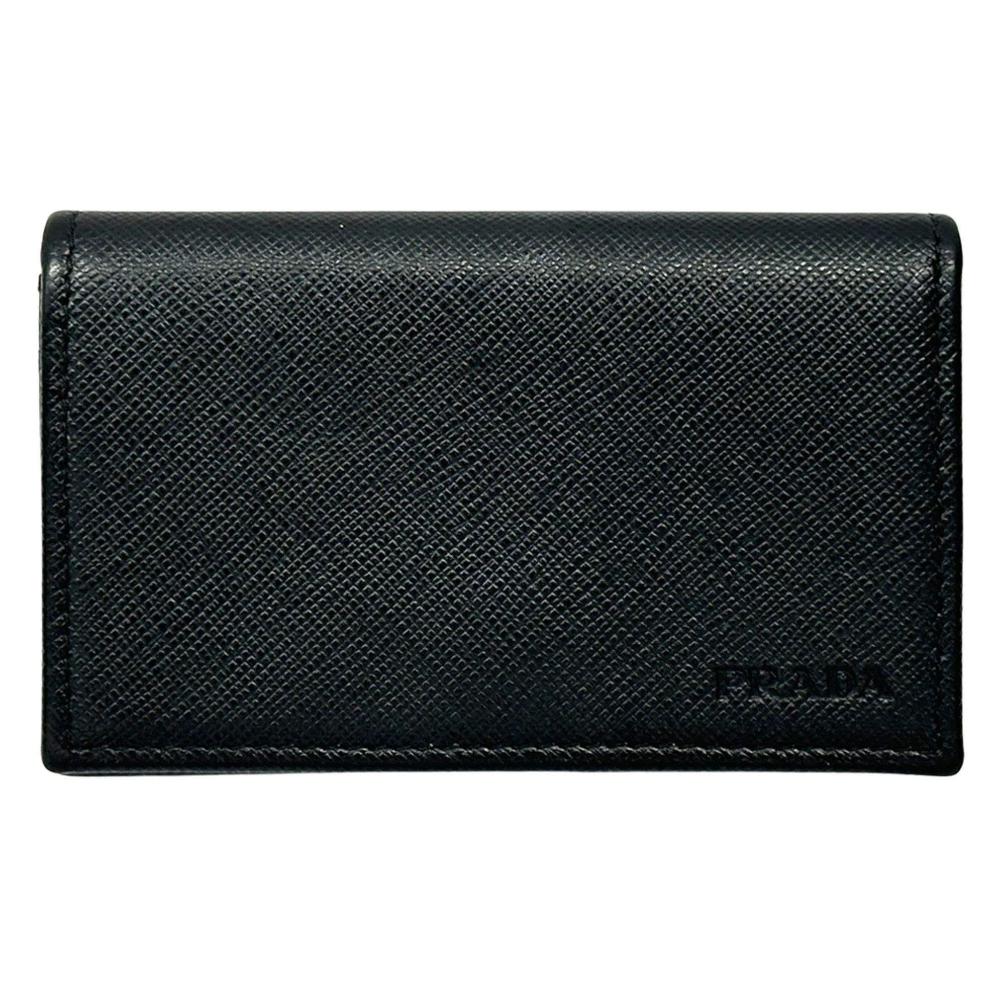 Prada Business Card HolderCard Case For Women And Men Brand Name Saffiano